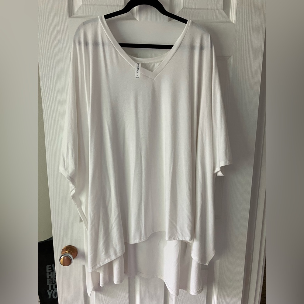 Zenana Outfitters Cream Oversized Tunic